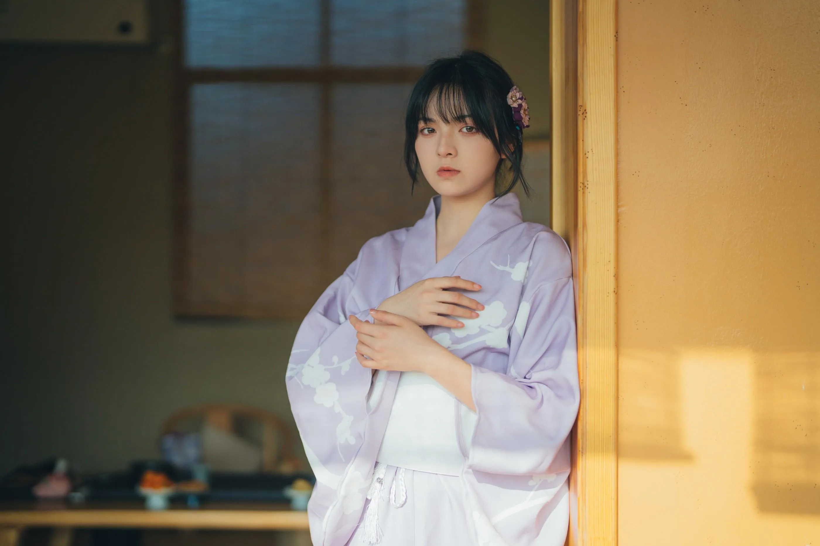[YITUYU艺图语]2022.02.09 和风物语，日式庭院里的少女写真 dudu [56P]插图5